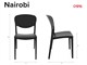 Outdoor designer chairs Nairobi - 45x55 cm in Outdoor